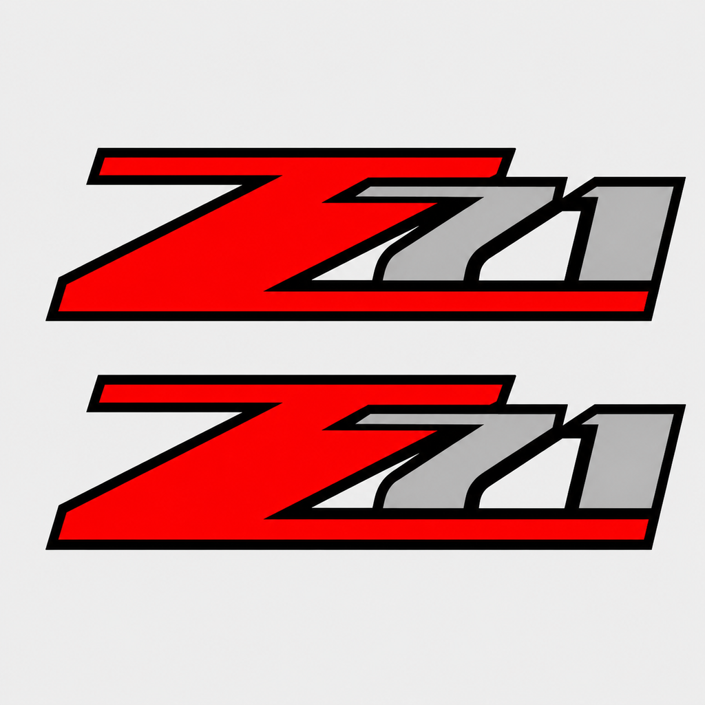 Calcomanía Z71 Chevrolet Silverado – Par de Stickers