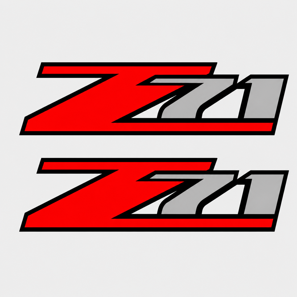 Calcomanía Z71 Chevrolet Silverado – Par de Stickers
