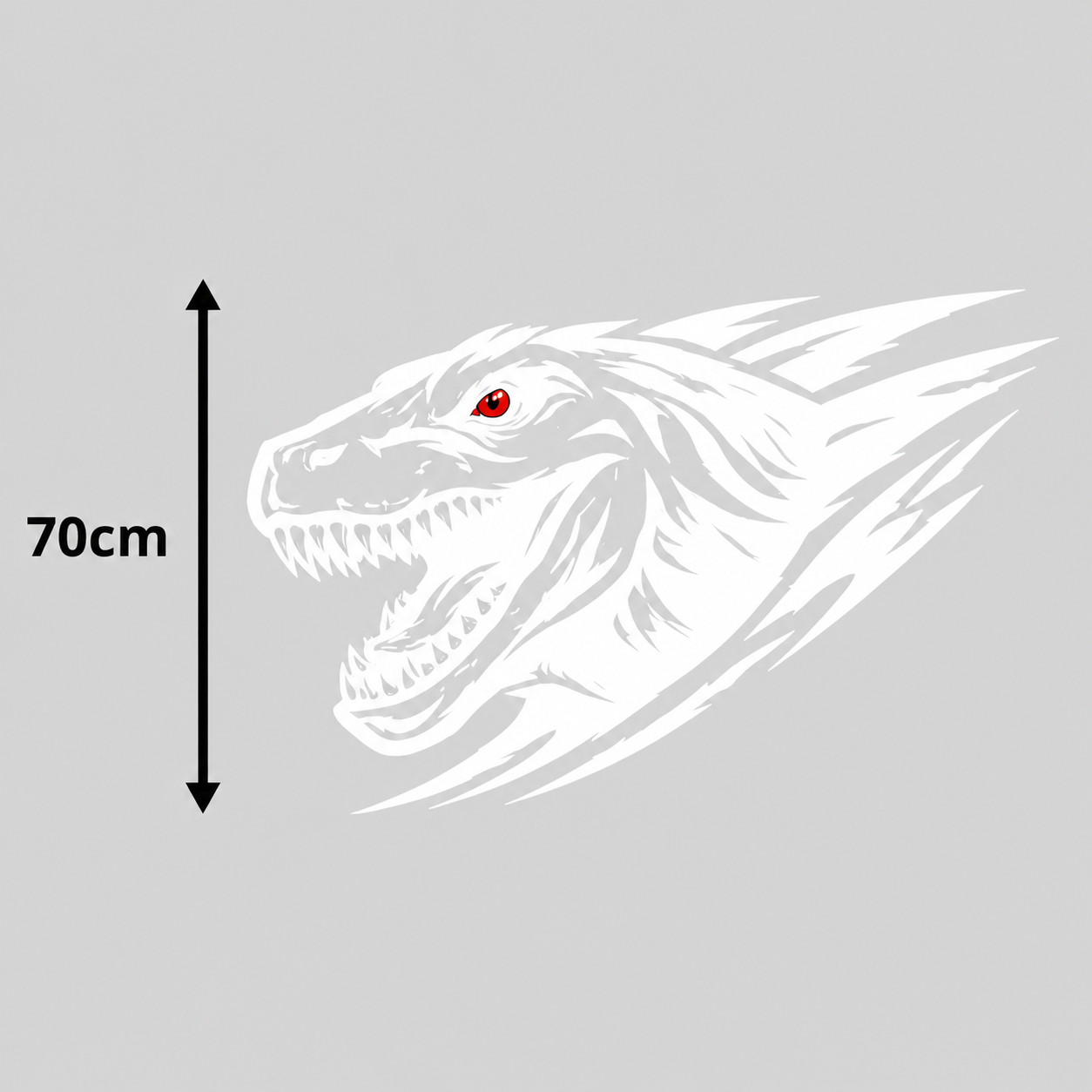 Calcomanía Raptor Dinámico 70 cm – Diseño Deportivo Off-Road