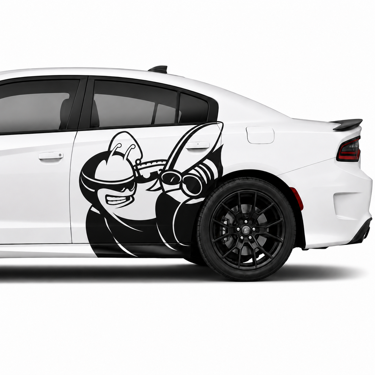 Calcomanía Super Bee para Dodge Charger | Vinil de Corte 100x93 cm