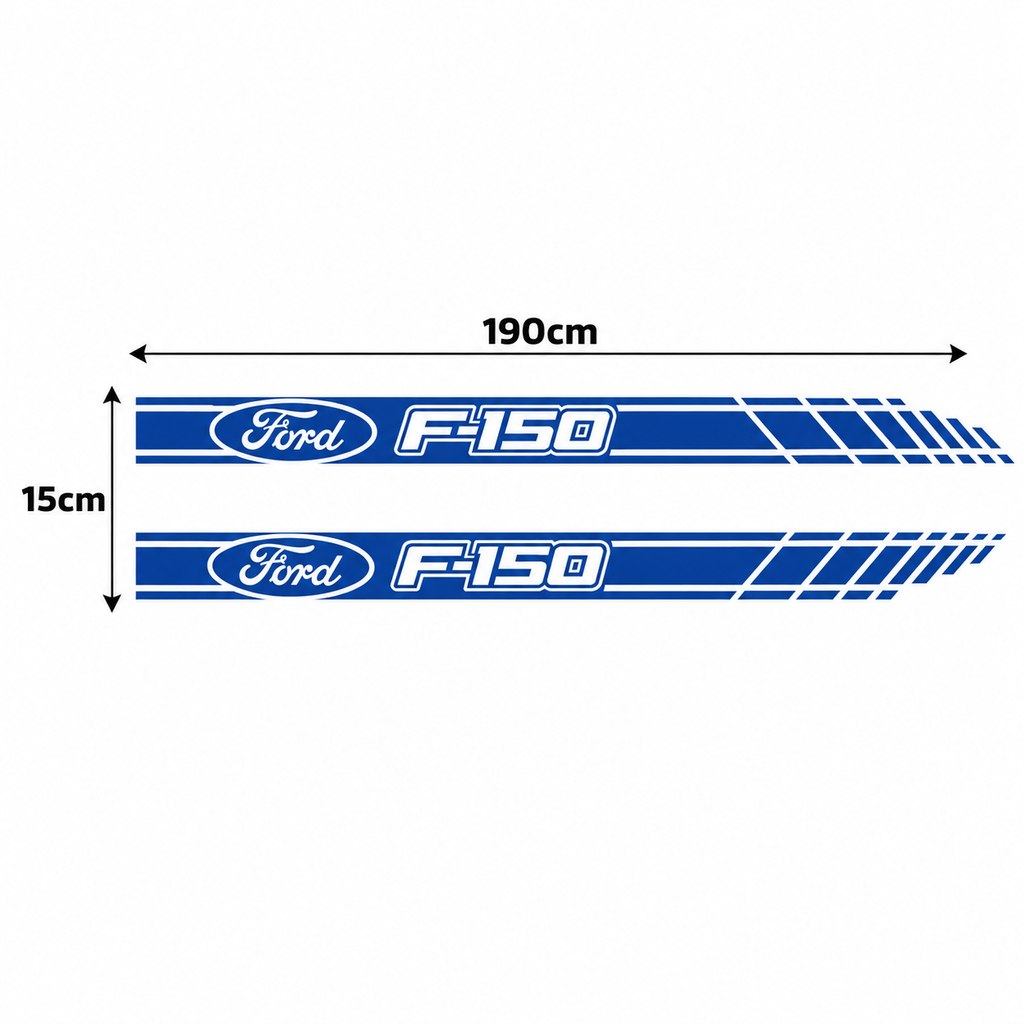 Kit Calcomanías Laterales Ford F-150 – 2 Piezas