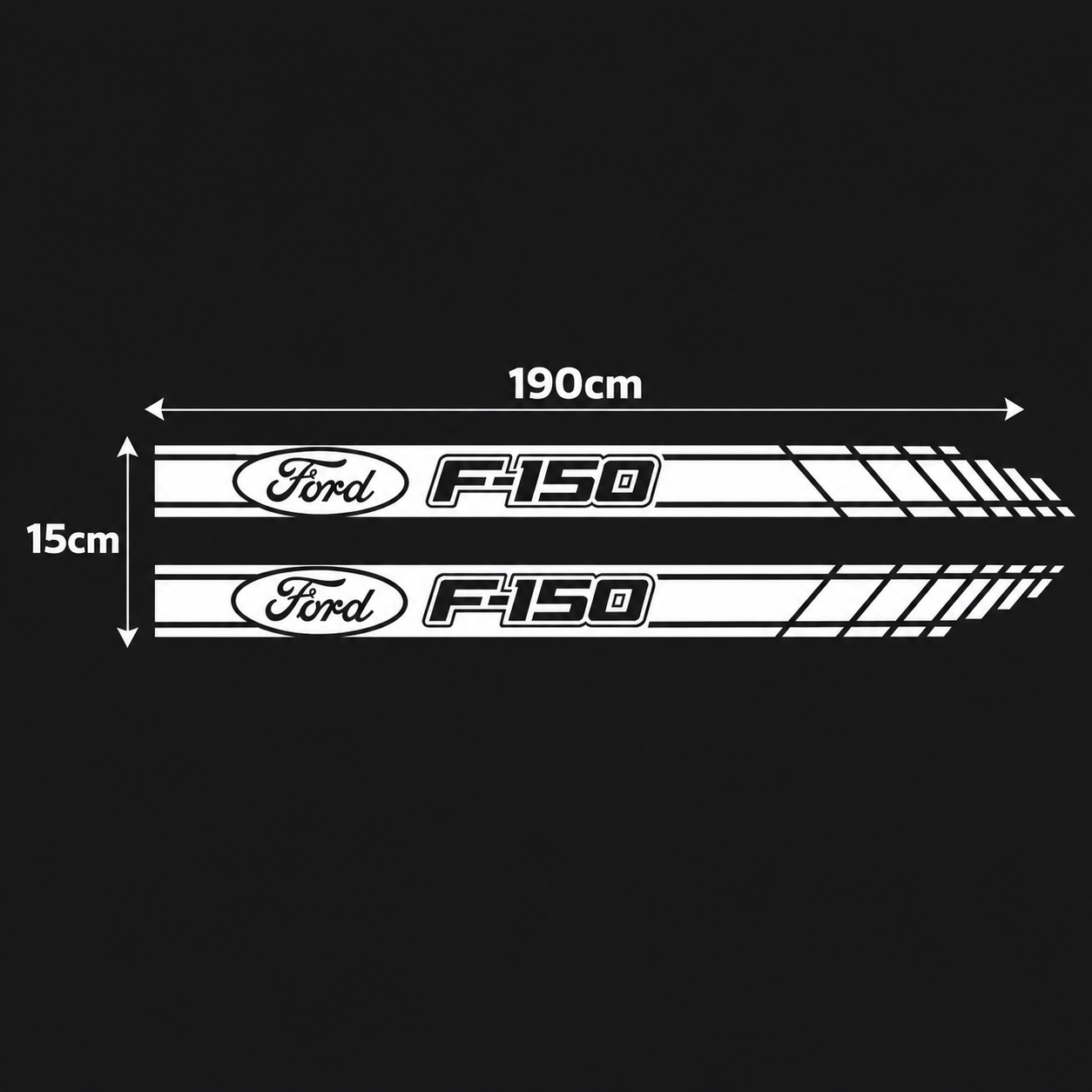 Kit Calcomanías Laterales Ford F-150 – 2 Piezas