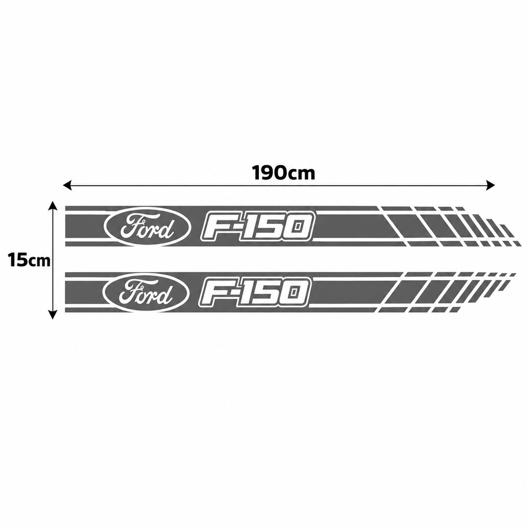 Kit Calcomanías Laterales Ford F-150 – 2 Piezas