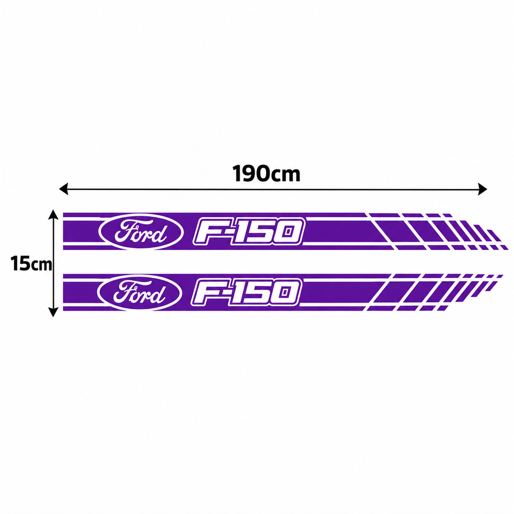Kit Calcomanías Laterales Ford F-150 – 2 Piezas