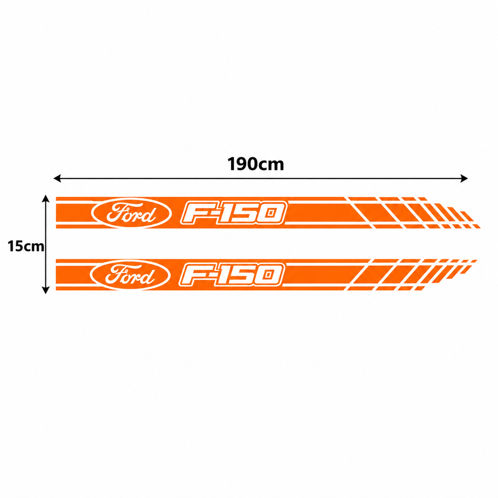 Kit Calcomanías Laterales Ford F-150 – 2 Piezas