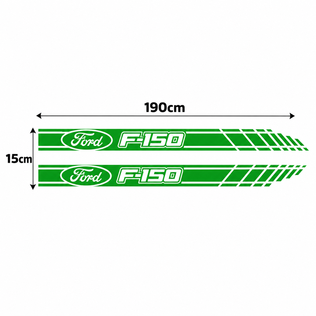 Kit Calcomanías Laterales Ford F-150 – 2 Piezas