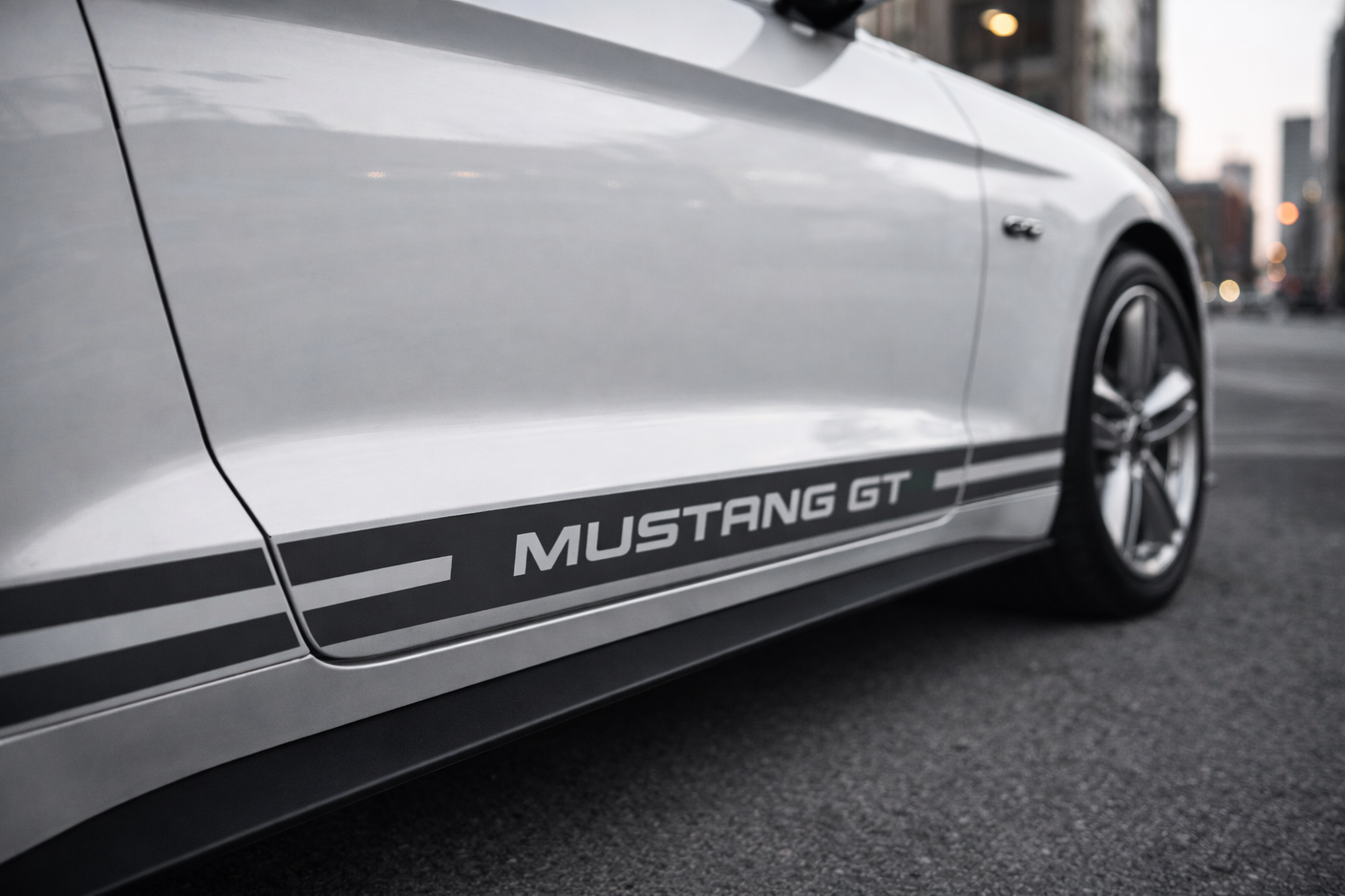 Calcomanías Mustang GT Laterales – Kit 2 Piezas