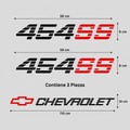 Kit Calcomanías Chevrolet 454SS – 3 Piezas en Vinil