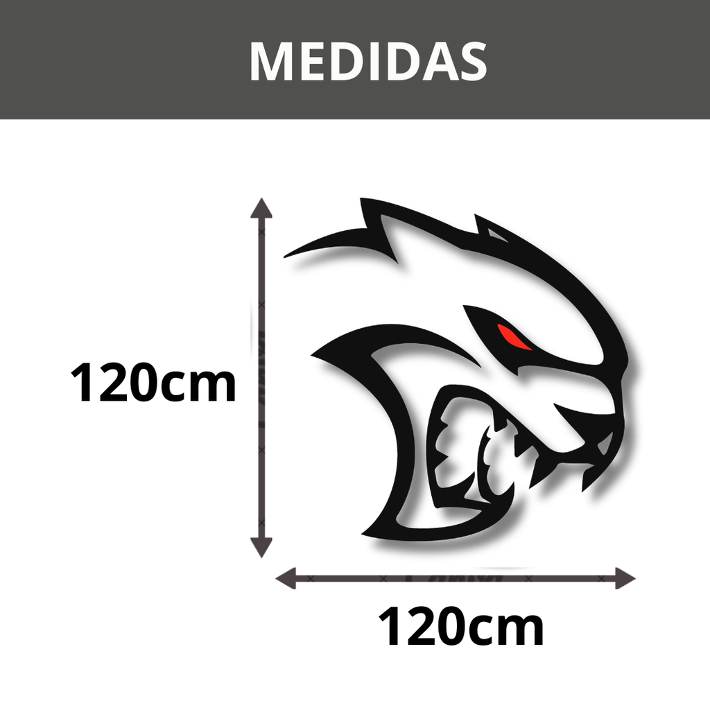 Kit Completo Hellcat para Auto – 2 Piezas