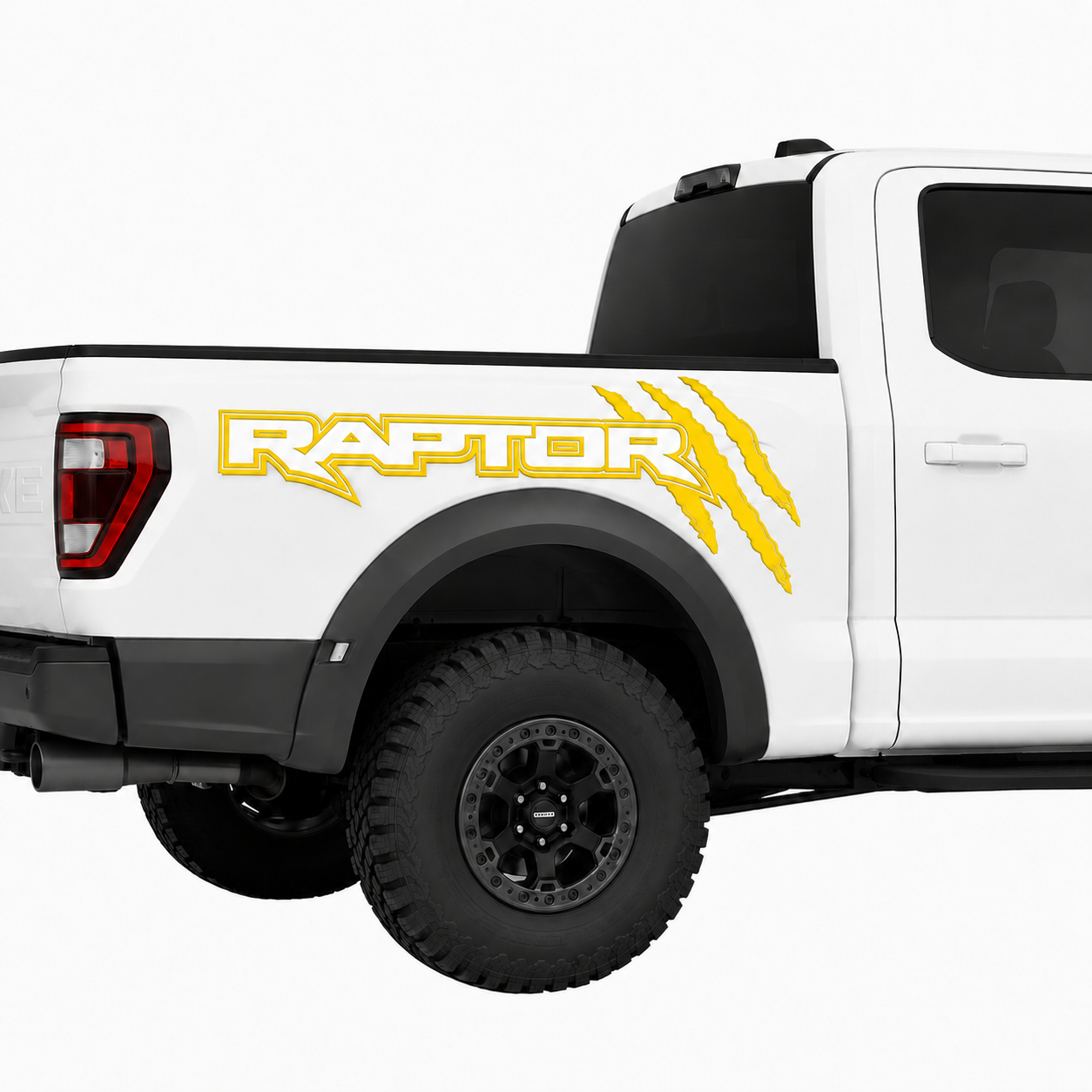 Kit Par Calcomanías Raptor 85x32 cm con Diseño de Garras