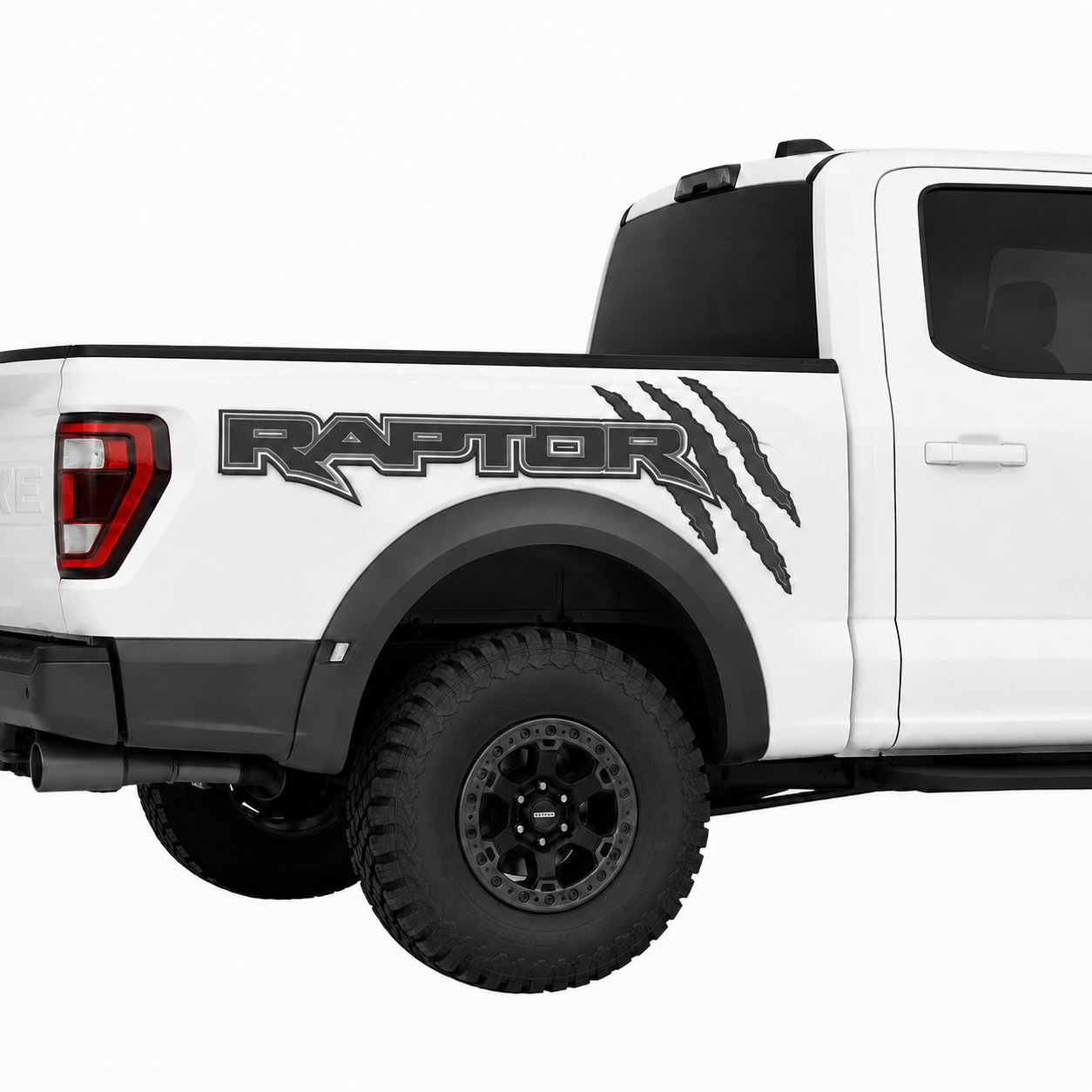 Kit Par Calcomanías Raptor 85x32 cm con Diseño de Garras
