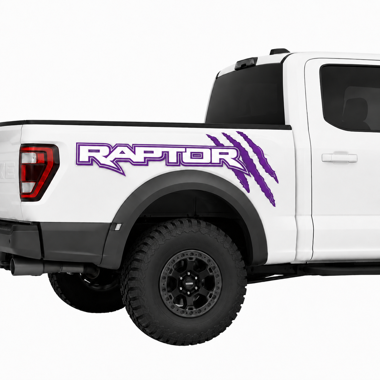 Kit Par Calcomanías Raptor 85x32 cm con Diseño de Garras
