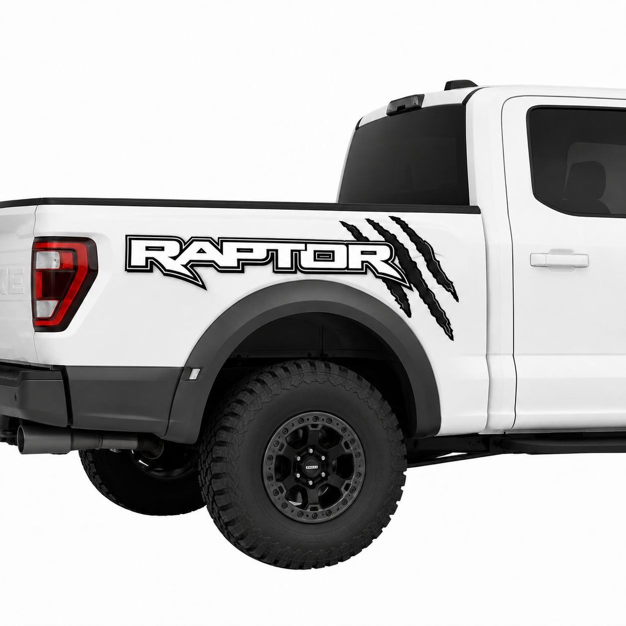 Kit Par Calcomanías Raptor 85x32 cm con Diseño de Garras