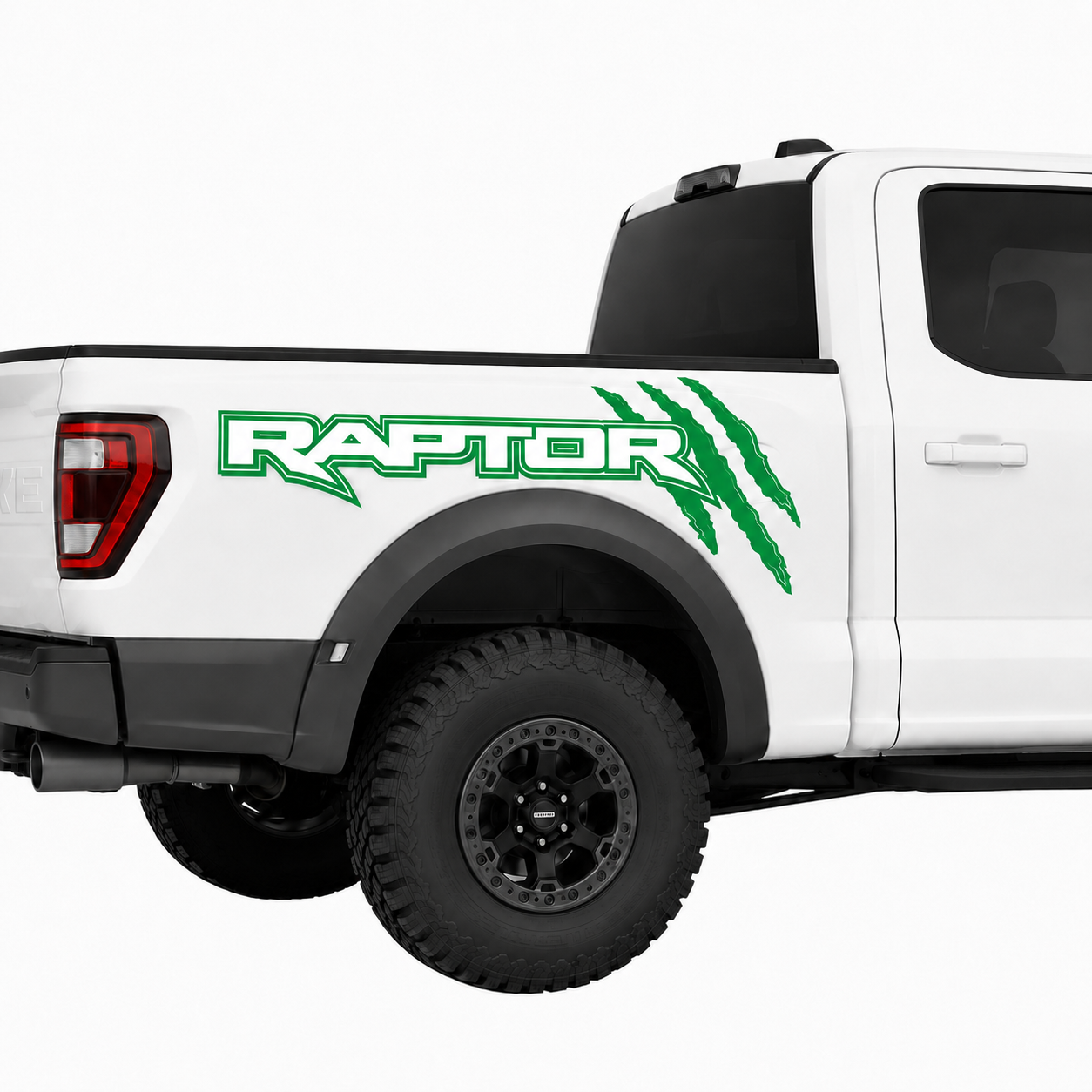 Kit Par Calcomanías Raptor 85x32 cm con Diseño de Garras