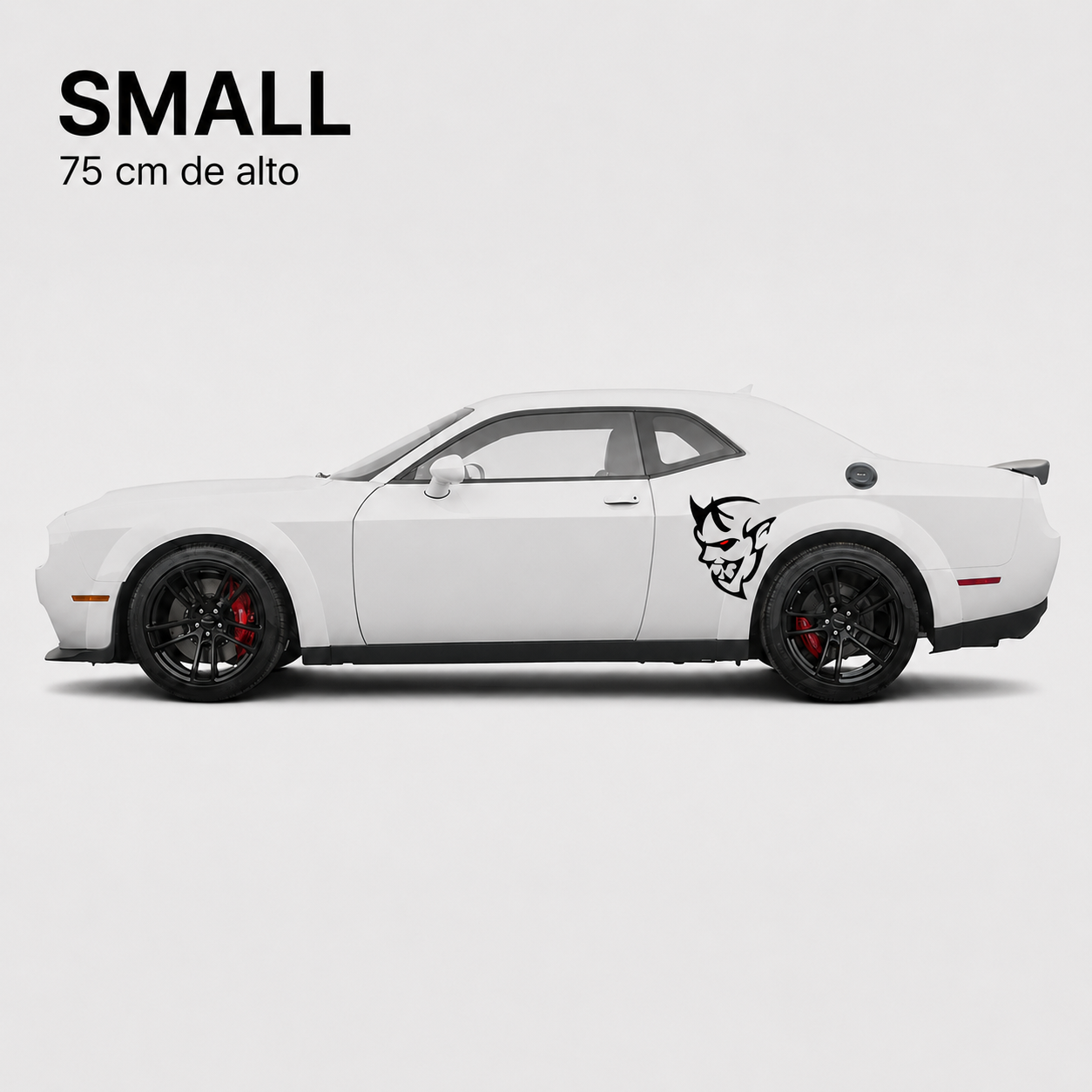 Kit de Calcomanías Dodge Demon para Auto | 2 Piezas