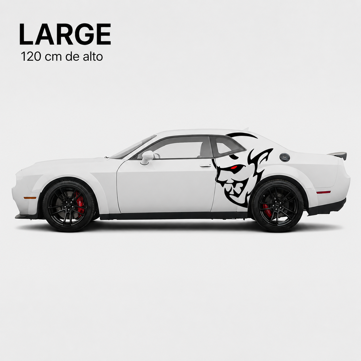 Kit de Calcomanías Dodge Demon para Auto | 2 Piezas