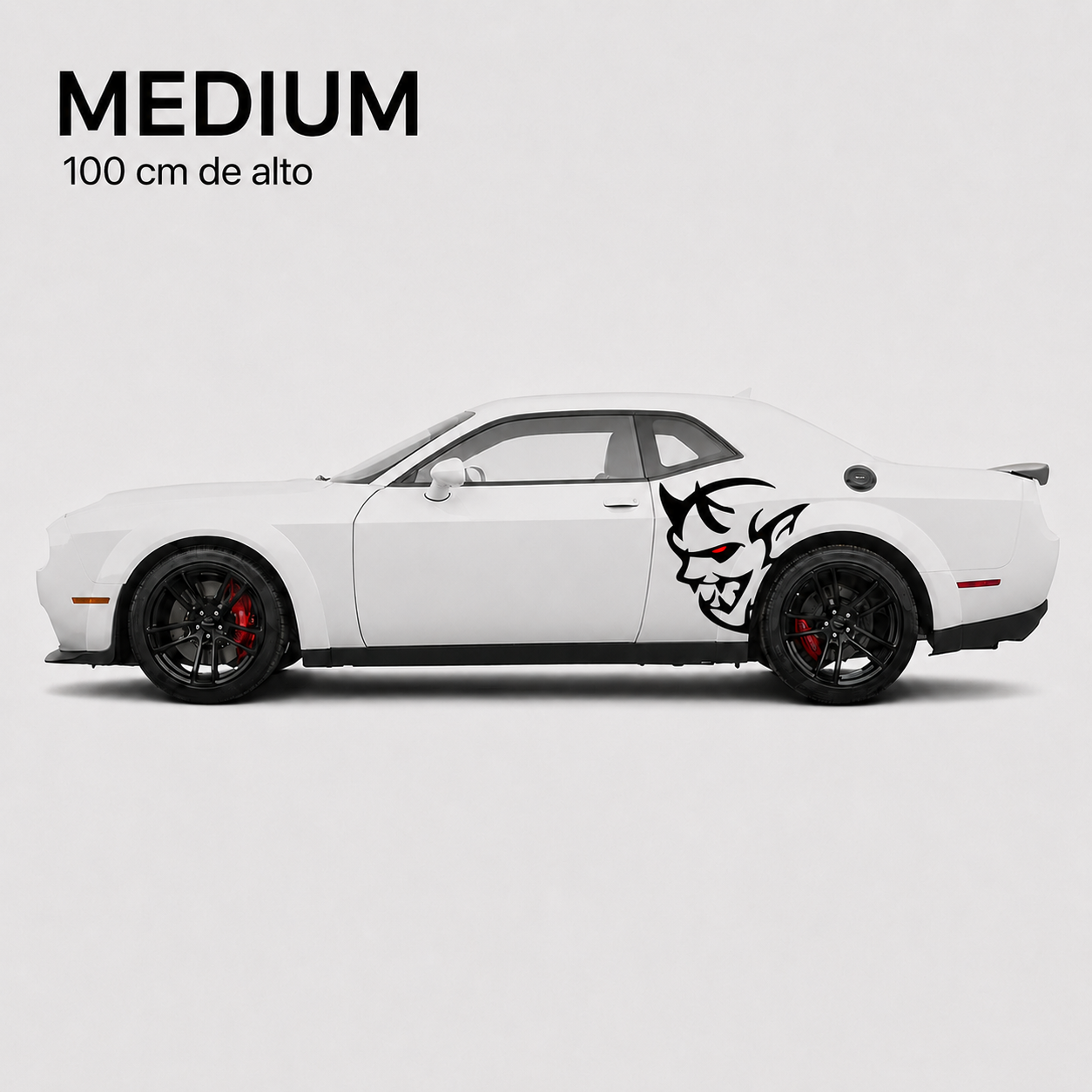 Kit de Calcomanías Dodge Demon para Auto | 2 Piezas