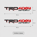 Calcomanías TRD 4X4 Sport 56x8.5 cm – Par en Vinil
