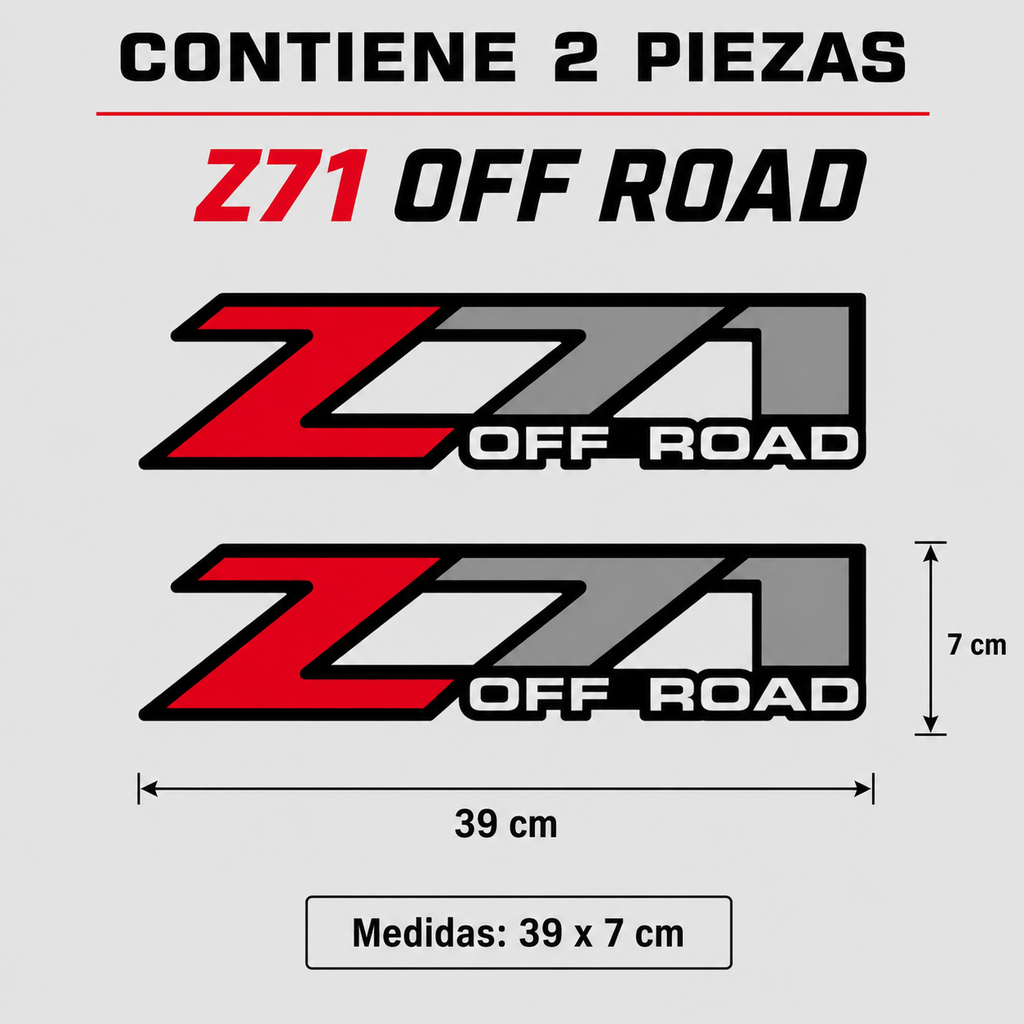 Calcomanías Z71 Off Road