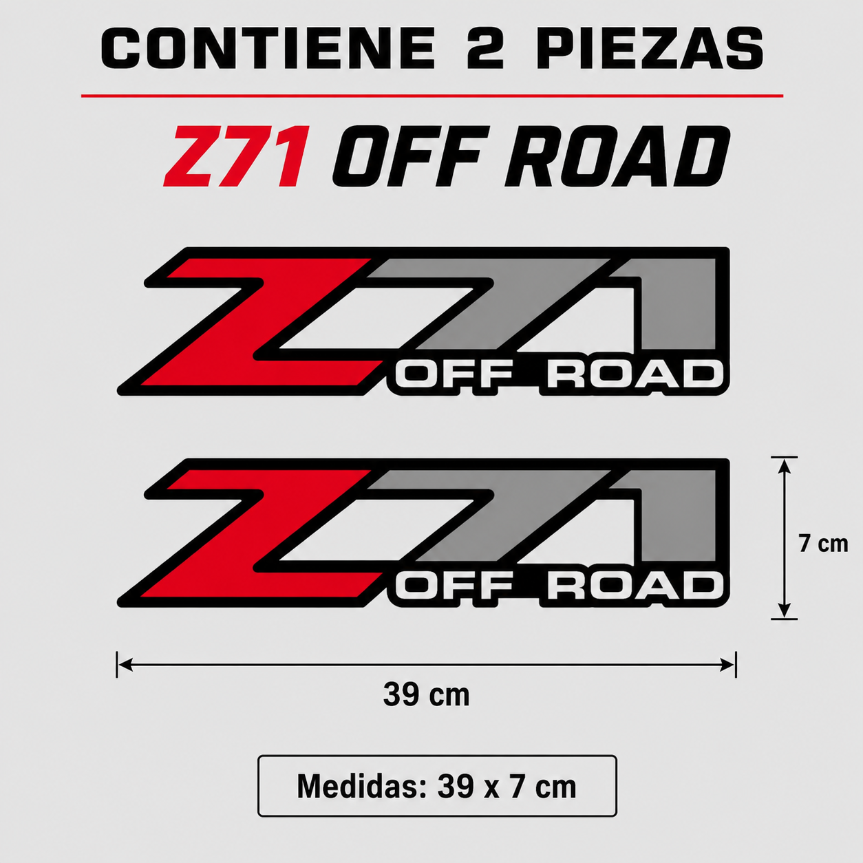 Calcomanías Z71 Off Road