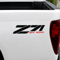 Calcomanías Z71 Off Road Negro con Rojo – Diseño Deportivo